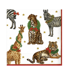 Caspari Wild Christmas Napkin