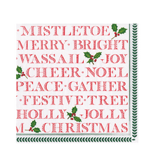 Caspari Yuletide Cheer Napkin