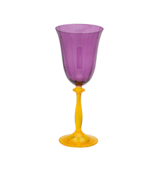 Petunia Optic Wine Glass