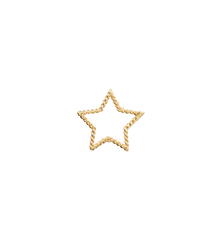 Tangled Star Charm 14K