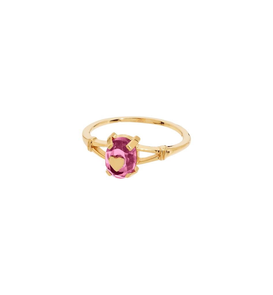 Lucky Fortune Heart Ring 14K