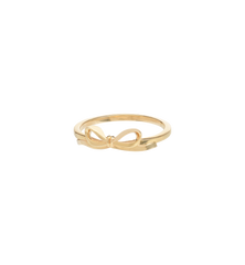 Golden Ribbon Ring 14K