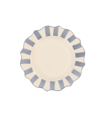 Lilac Scalloped Breakfast Plate