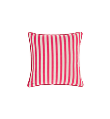 Magenta Striped Cushion