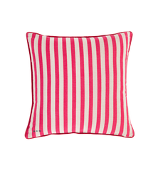 Magenta Striped Cushion