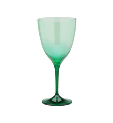 Faded Forest Green Wine glass