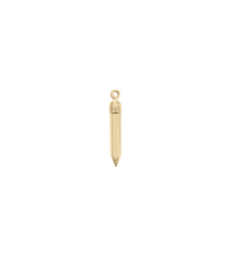 Tiny Pencil Charm 14K