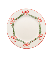 Holly Garland Dinner Plate