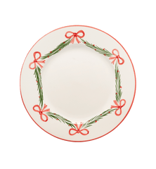 Holly Garland Dinner Plate