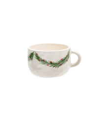 Holly Garland Cappuccino Mug