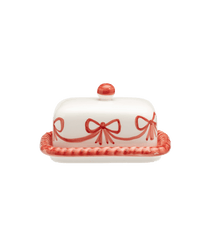 Sugar Plum Bow Butterdish