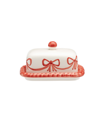 Sugar Plum Bow Butterdish