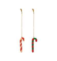 Set of 2 Candy Cane Ornaments