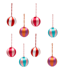 Small Corded Sweet Treat Ornament Set of 8