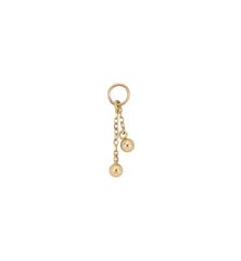 Tears of Gold Piercing Charm 14K