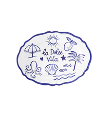 Popolo Blue La dolce Vita Platter