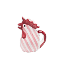 Popolo Pink Striped Chicken Jar