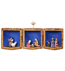 Wooden Christmas Nativity Scene