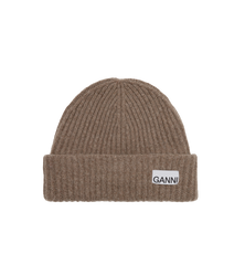 GANNI Structured Rib Beanie