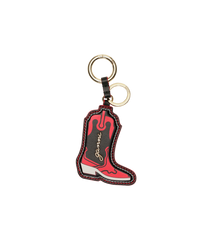 GANNI Red Western Boot Keychain