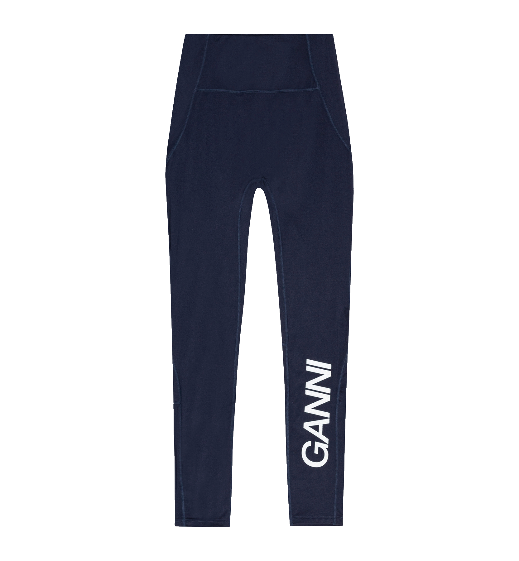 GANNI Black Active Ultra High Waist Tights, Clothing