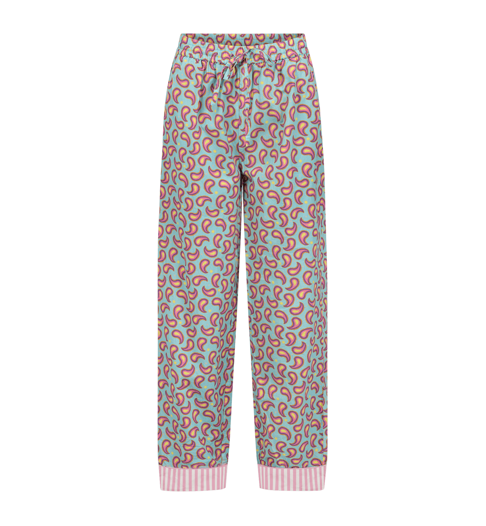 Pajama Pants, Botanical Paisley Pink