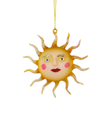 Radiant Sun Glass Ornament