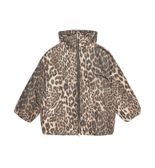 GANNI Leopard Puffer Jacket